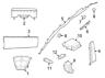 04680642aa Chrysler Brand New Genuine Oem Air Bag Inflator Module Bracket