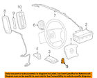 10346367 Gm Chevrolet Oem Impala Airbag Air Bag Impact Sensor