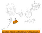 10363047 Gm Oem Airbag Air Bag Impact Sensor