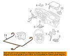 15323979 Gm Pontiac Oem Bag Wiring Harness