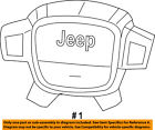 1gs311xlai Mopar Jeep Chrysler Oem Airbag Air Steering Wheel Inflator