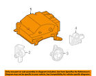 2179000501 Mercedes Oem Supplemental Restraint Module