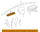 23420287 Gm Chevrolet Oem Supplemental Restraint Inflator Module