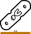 4780864ac Mopar Dodge Chrysler Oem Challenger Air Impact Sens Plate