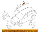 4l0880766 Audi Oem Air Bag Rear Bracket Right