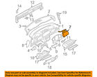 51457063214 Mini Oem Cooper Instrument Panel Bag Door