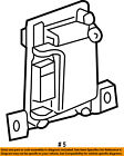 5293230af Mopar Chrysler Oem Airbag Air Bag Impact Inflator Module
