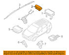 569002s5009p Hyundai Oem Tucson Airbag Air Steering Wheel Inflator