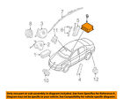 5n0959655t00c Volkswagen Vw Oem Supplemental Restraint Module