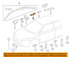 6252521030 Toyota Scion Oem Air Bag Front Bracket Left