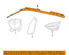 68161579aj Mopar Ram Chrysler Oem Airbag Air Bag Curtain