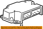 68232713ad Mopar Jeep Chrysler Oem Supplemental Restraint Module