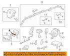 77867szaa81 Honda Oem Pilot Restraint Air Bag Plate