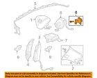 77930snab32 Honda Oem Civic Air Impact Sensor Right