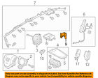 77930ts8b21 Honda Oem Civic Airbag Air Bag Impact Sensor