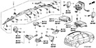 77960-stx-a01 Honda Genuine Acura Srs Unit Denso