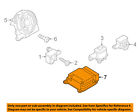 7p0959655f02b Volkswagen Vw Oem Touareg Air Bag Module