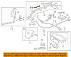 83242tp6a00 Honda Oem Air Bag Rear Bracket Right