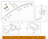 83292tx6a80 Honda Acura Oem Air Bag Rear Bracket Left