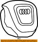 8k0880201aq6ps Audi Oem Quattro Airbag Air Steering Wheel Inflator