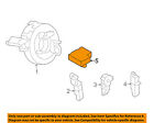 8k0959655m Audi Oem Allroad Supplemental Restraint Module
