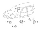 8l1z-14a664-a Ford Lincoln Genuine Clock