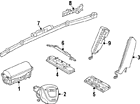 8v5-880-242-a Audi Genuine Oem Side Impact Inflator Module