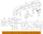 90137s84a01 Honda Oem Odyssey Air Impact Sensor Bolt