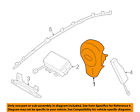 98211va010vh Subaru Oem Wrx Airbag Air Steering Wheel Inflator
