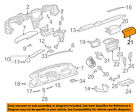 99680317304g12 Porsche Oem Instrument Panel Bag Door