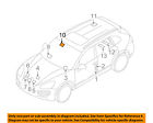 9a700102900 Porsche Oem Panamera Bag Label