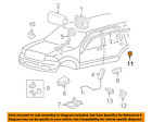 9l2z14b345c Ford Oem Airbag Air Bag Impact Sensor