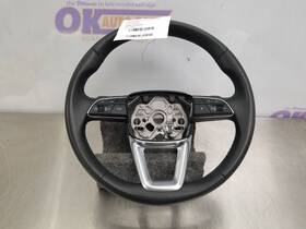 235-10287 Audi 22 2022 Q3 S Line Steering Wheel Black Leather 235-10287 Audi 22 2022 Q3 S Line Steering Wheel Black Leather