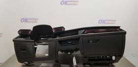 251-10596 Audi 24 Rs 3 Dash Panel Dashboard Assembly Black With Carbon Fiber Trim