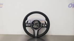 235.bm1416 Bmw 16 M4 F83 Steering Wheel Black Leather