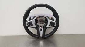 235.bm1622 Bmw 22 X6 F86 Steering Wheel Black Leather Heated