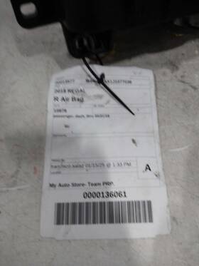 253-10878r Buick Passenger Air Bag Dash Thru 05/31/18 Fits 18 Regal 376291