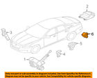 C2d3538 Jaguar Oem Xj Airbag Air Bag Impact Sensor