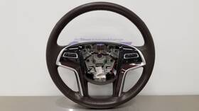 235.gm6c15 Cadillac 15 Escalade Premium Steering Wheel Cocoa Brown Leather