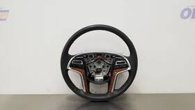 235.gm6f17 Cadillac 17 Escalade Esv Luxury Steering Wheel Black Leather Heated