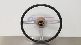 235.gm1z75 Chevrolet 1975 Chevy Corvette C3 Oem 3 Spoke Steering Wheel Black