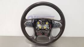 235.gm8s19 Chevrolet Truck 19 Chevy Suburban 1500 Steering Wheel With Controls Brown Leather