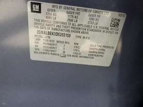 8374082 Chevrolet Truck Passenger Right Air Bag Roof Fits 10-17 Equinox
