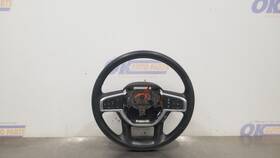 235.ch8r25 Dodge 25 Ram 1500 Tradesman Steering Wheel Black Urethane