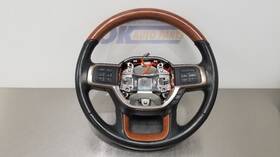 235.ch8d21 Dodge Truck 21 Ram 3500 Limited Long Horn Steering Wheel Woodgrain