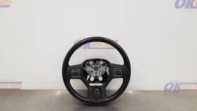 235.ch8n13 Dodge Truck 13 Ram 2500 Heated Steering Wheel With Controls Black Leather