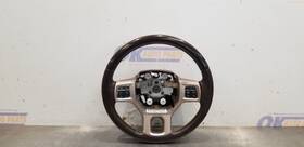 235.ch8n16 Dodge Truck 16 Ram 2500 Laramie Longhorn Steering Wheel Brown Leather Heated