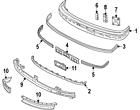F3tz-17k833-h Ford Genuine Oem Impact Strip