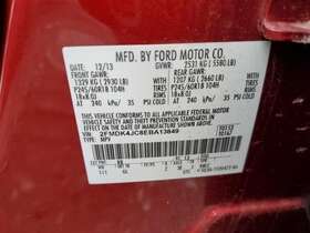 Bt4z78043b13aa Ford Driver Left Air Bag Front Wheel Fits 11-14 Edge