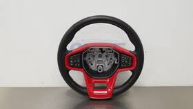 235-10734 Ford Truck 24 Bronco Heritage Steering Wheel Black Leather